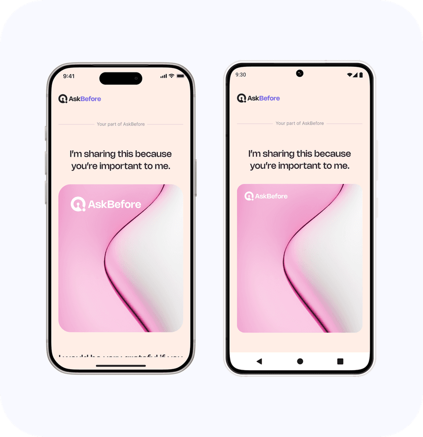 Mobile App экран