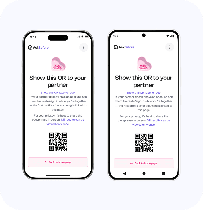 Mobile App экран